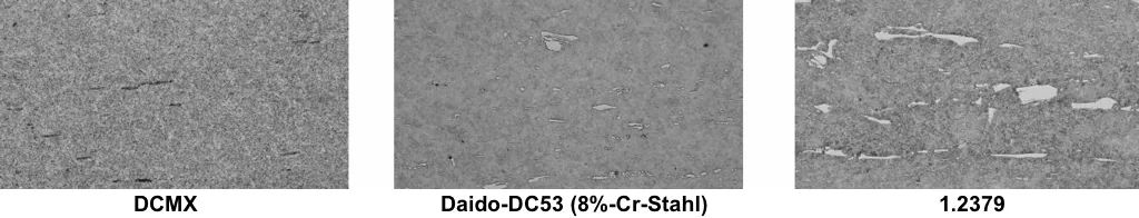 Gefügestruktur des Matrix-Kaltarbeitswerkzeugstahls DCMX